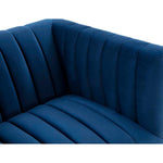 Safavieh Couture Doris Velvet Club Chair - Navy