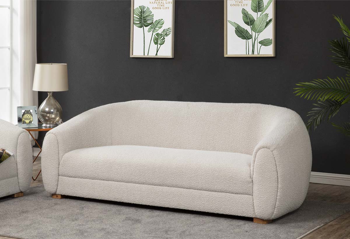 Safavieh Couture Emiliana Boucle Sofa - Ivory