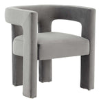 Safavieh Couture Deandre Contemporary Dining Chair - Slate Grey