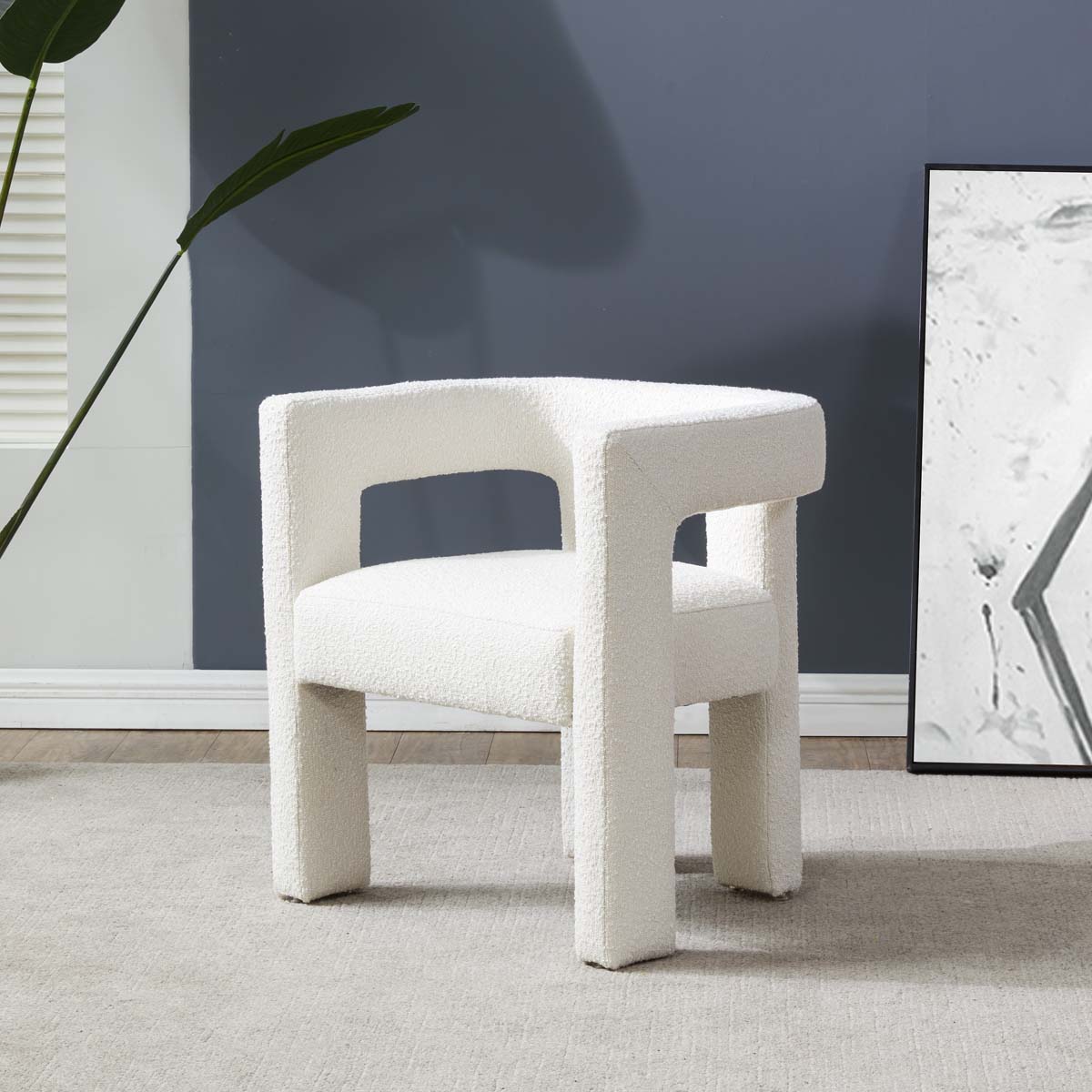 Safavieh Couture Deandre Contemporary Dining Chair - Ivory