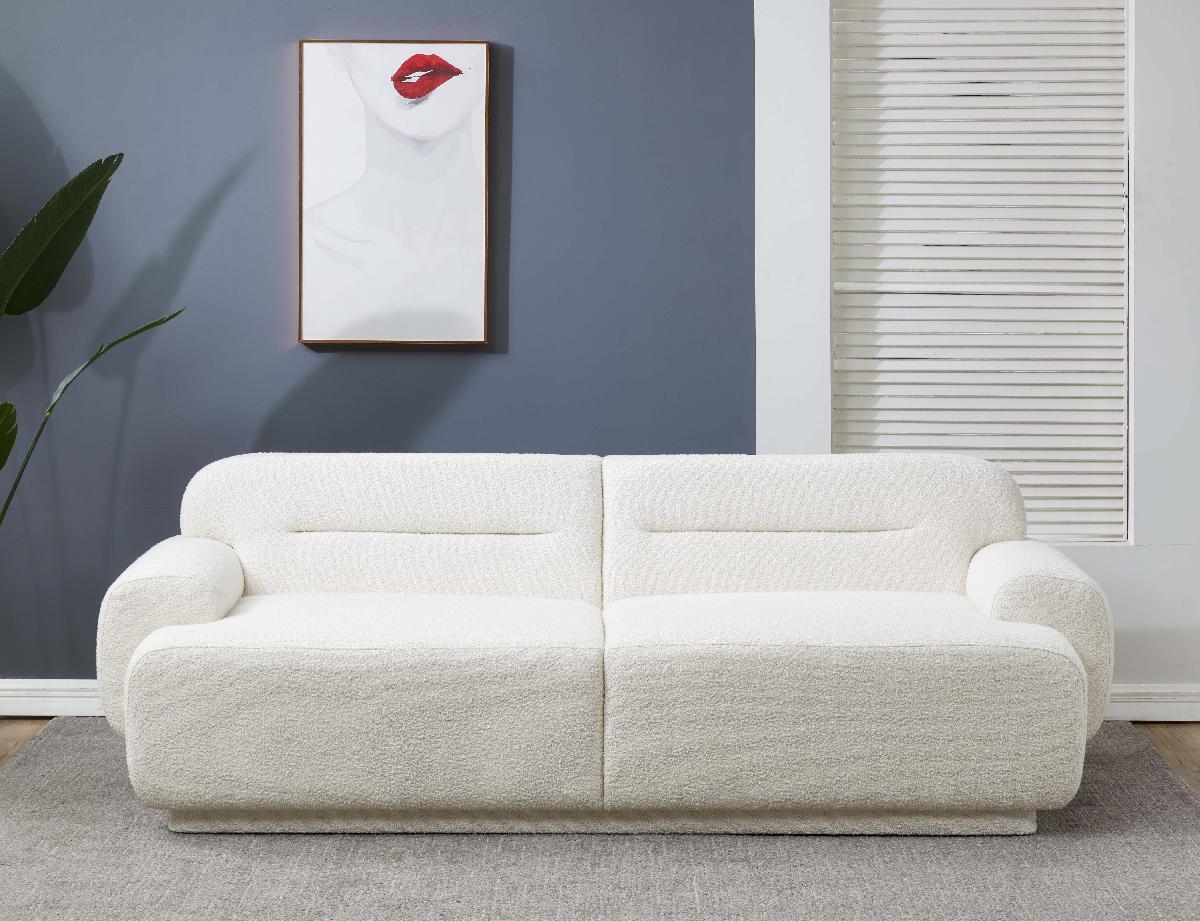 Safavieh Couture Taylina Boucle Sofa - Ivory