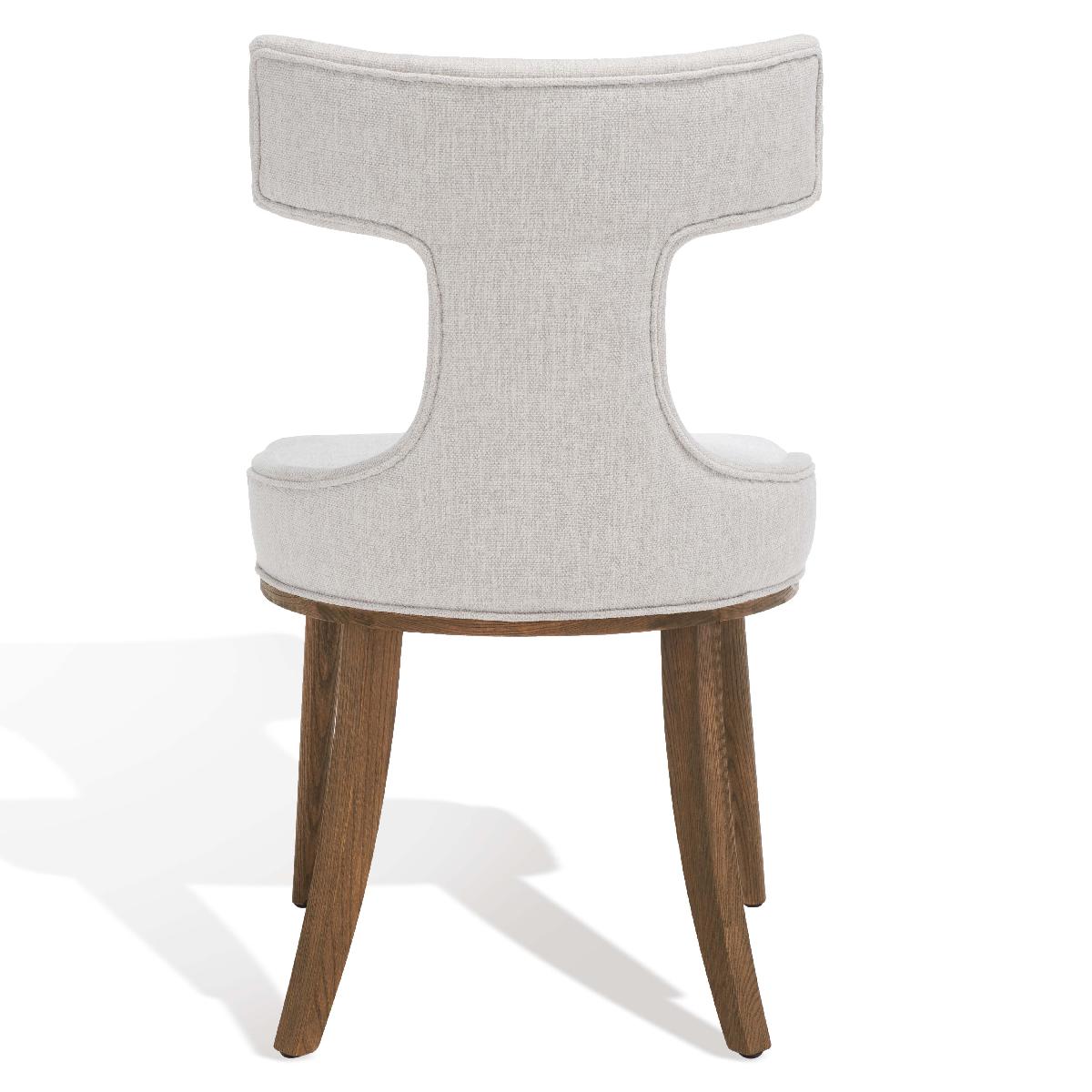 Safavieh Couture Krisalyn Linen Dining Chair , SFV5028 - Taupe