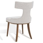 Safavieh Couture Krisalyn Linen Dining Chair , SFV5028 - Taupe