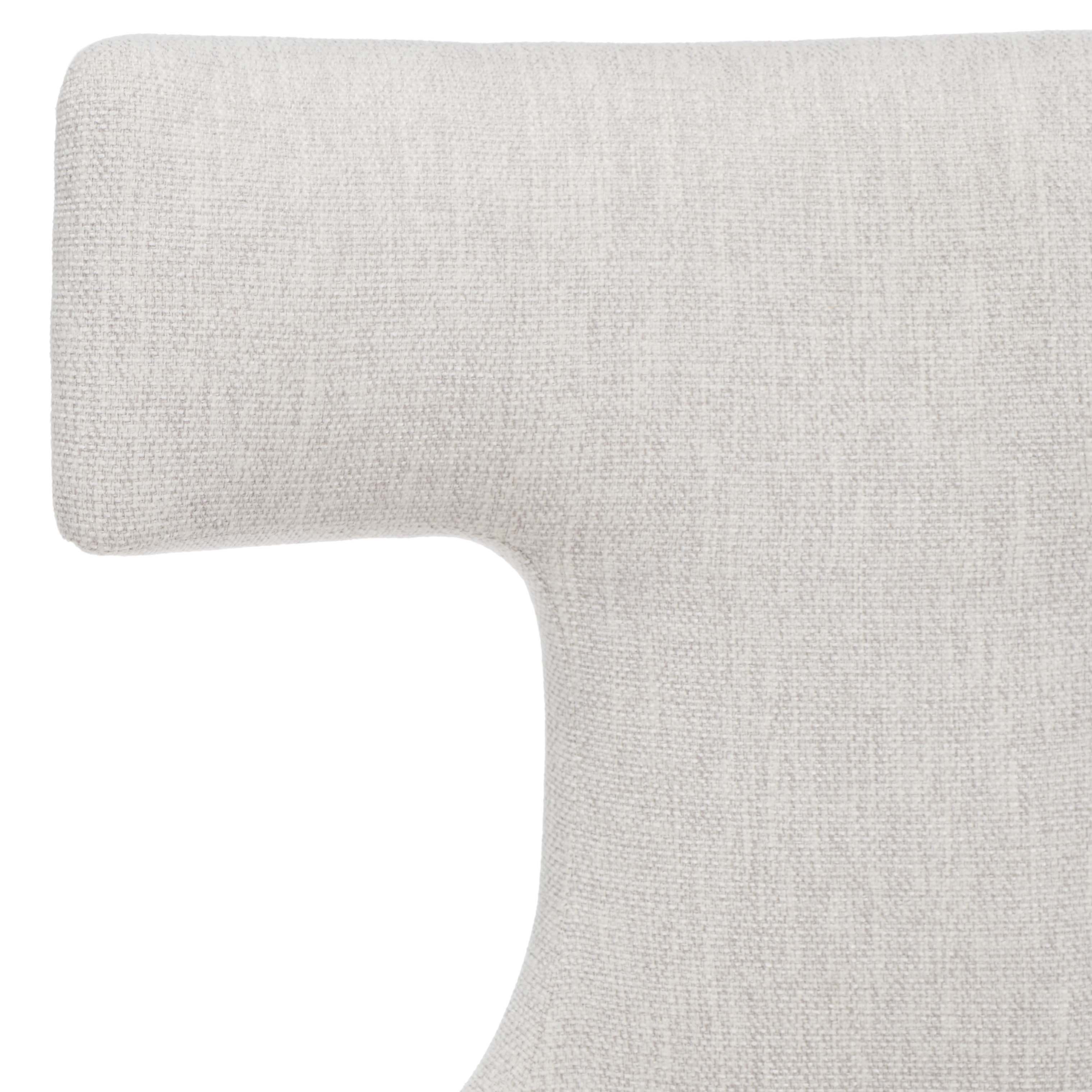 Safavieh Couture Krisalyn Linen Dining Chair , SFV5028 - Taupe