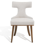 Safavieh Couture Krisalyn Linen Dining Chair , SFV5028 - Taupe