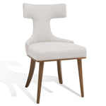 Safavieh Couture Krisalyn Linen Dining Chair , SFV5028 - Taupe