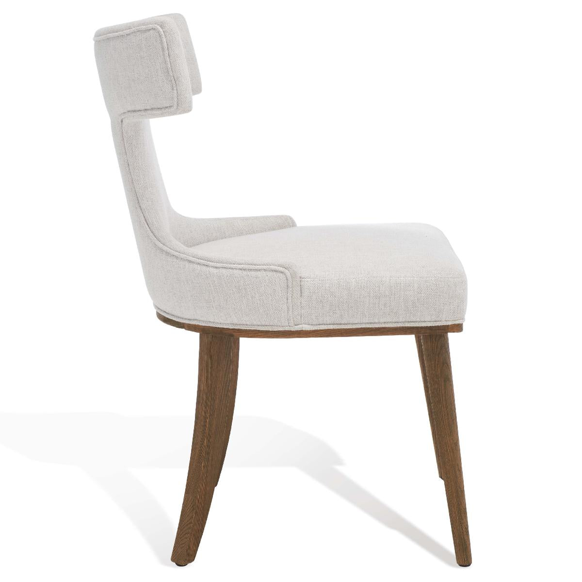 Safavieh Couture Krisalyn Linen Dining Chair , SFV5028 - Taupe