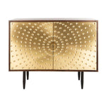 Safavieh Couture Dessaray Brass Sideboard - Wood