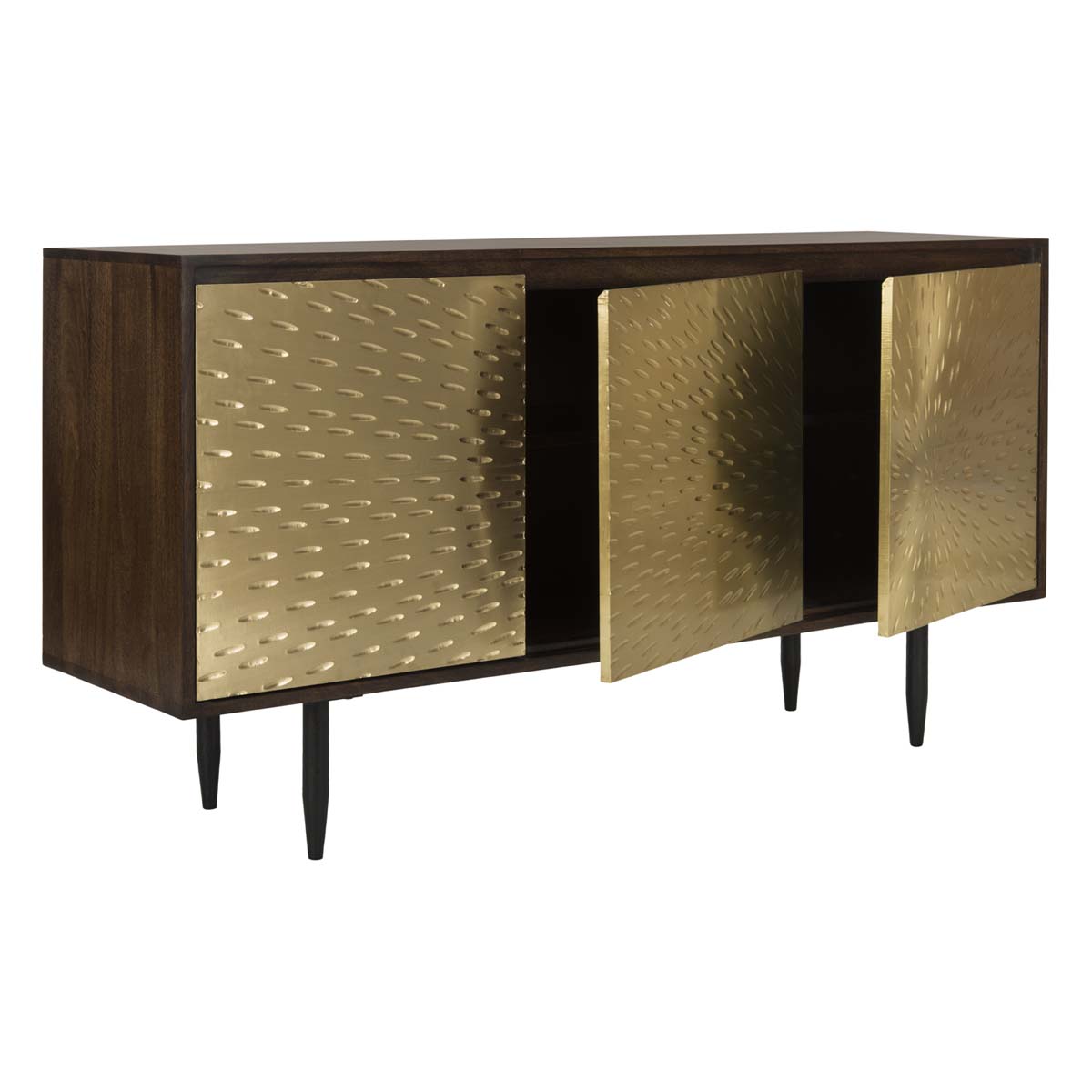 Safavieh Couture Eleni Brass Sideboard - Wood