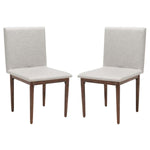 Safavieh Couture Milana Dining Chair (Set of 2) - Walnut / Light Grey