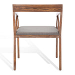 Safavieh Couture Khloe Wood Dining Chair - Natural / Grey