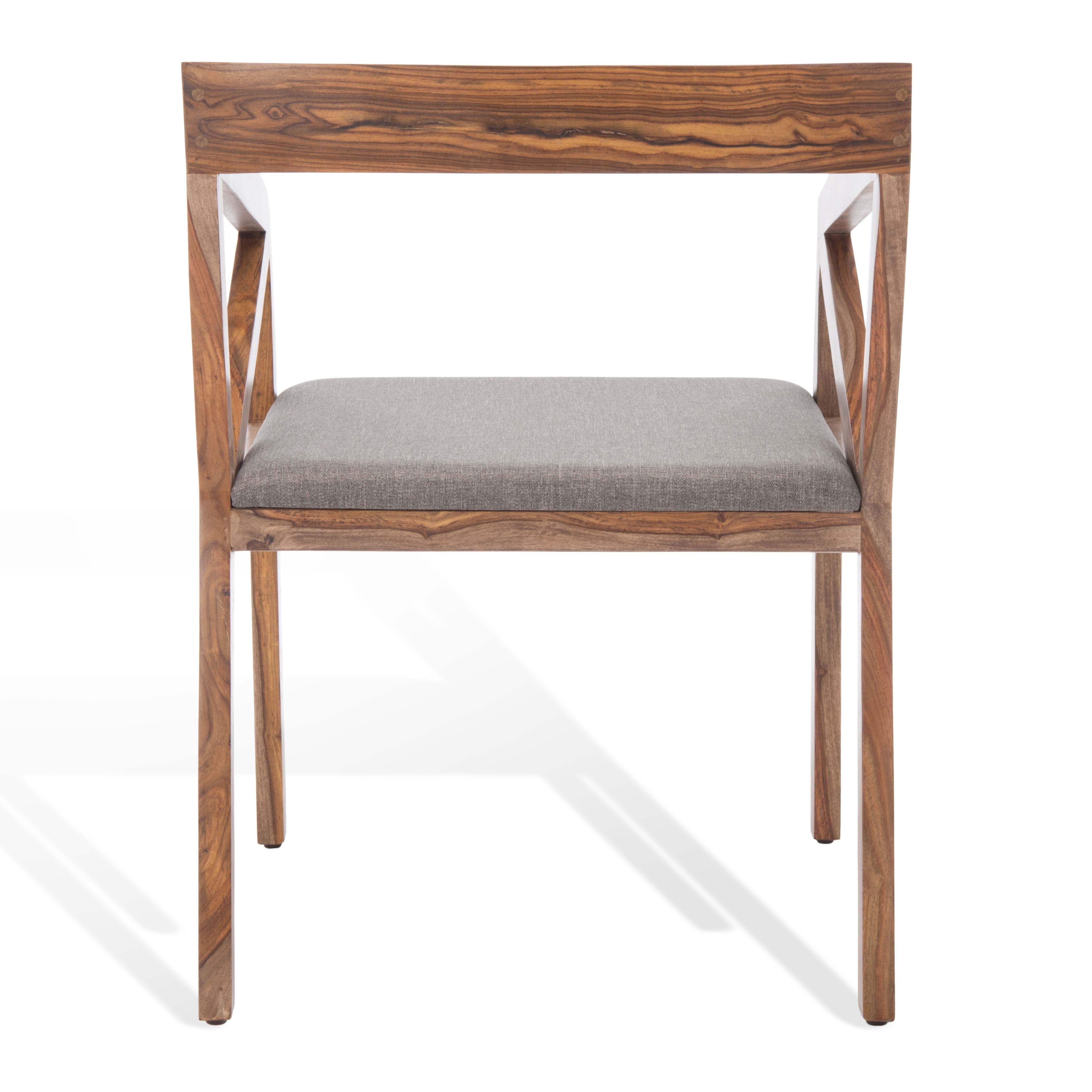 Safavieh Couture Khloe Wood Dining Chair - Natural / Grey