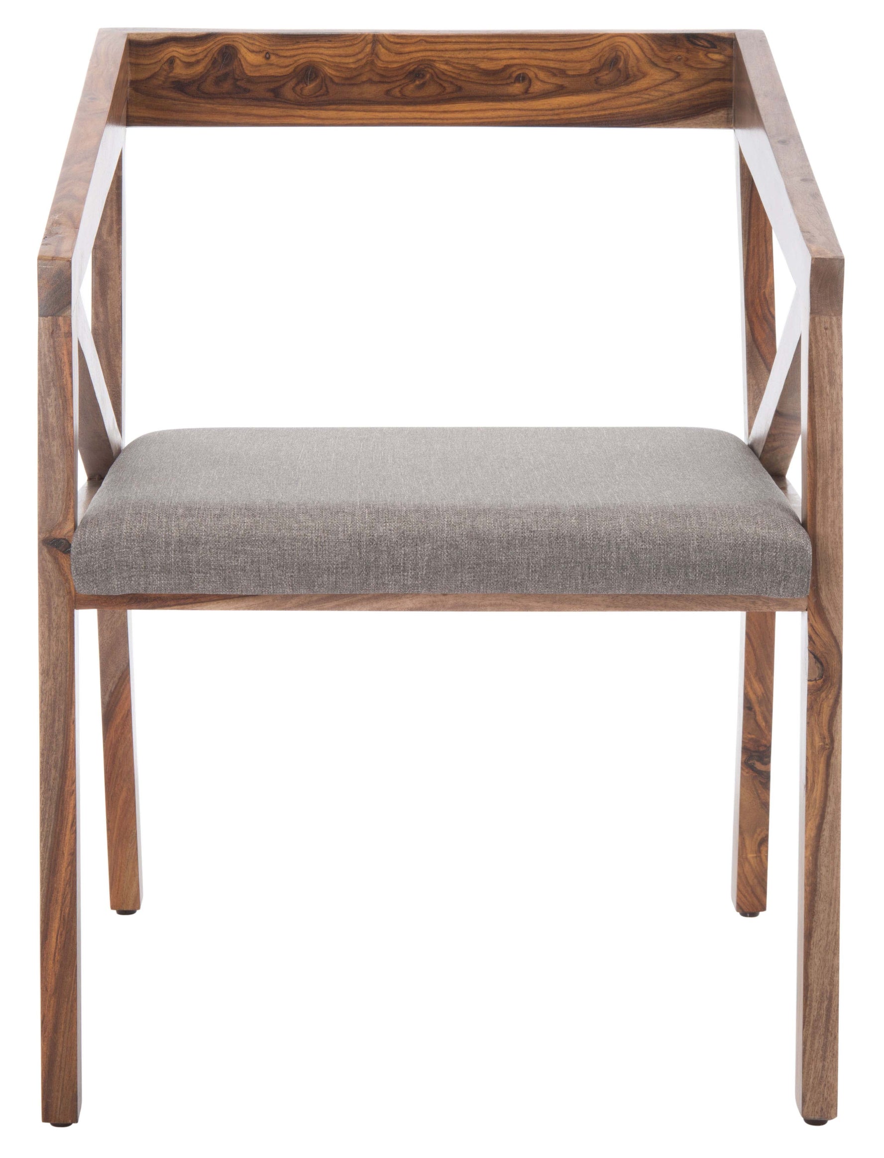 Safavieh Couture Khloe Wood Dining Chair - Natural / Grey