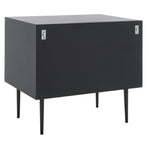 Safavieh Couture Kimori 2 Drawer Nightstand - Black / White