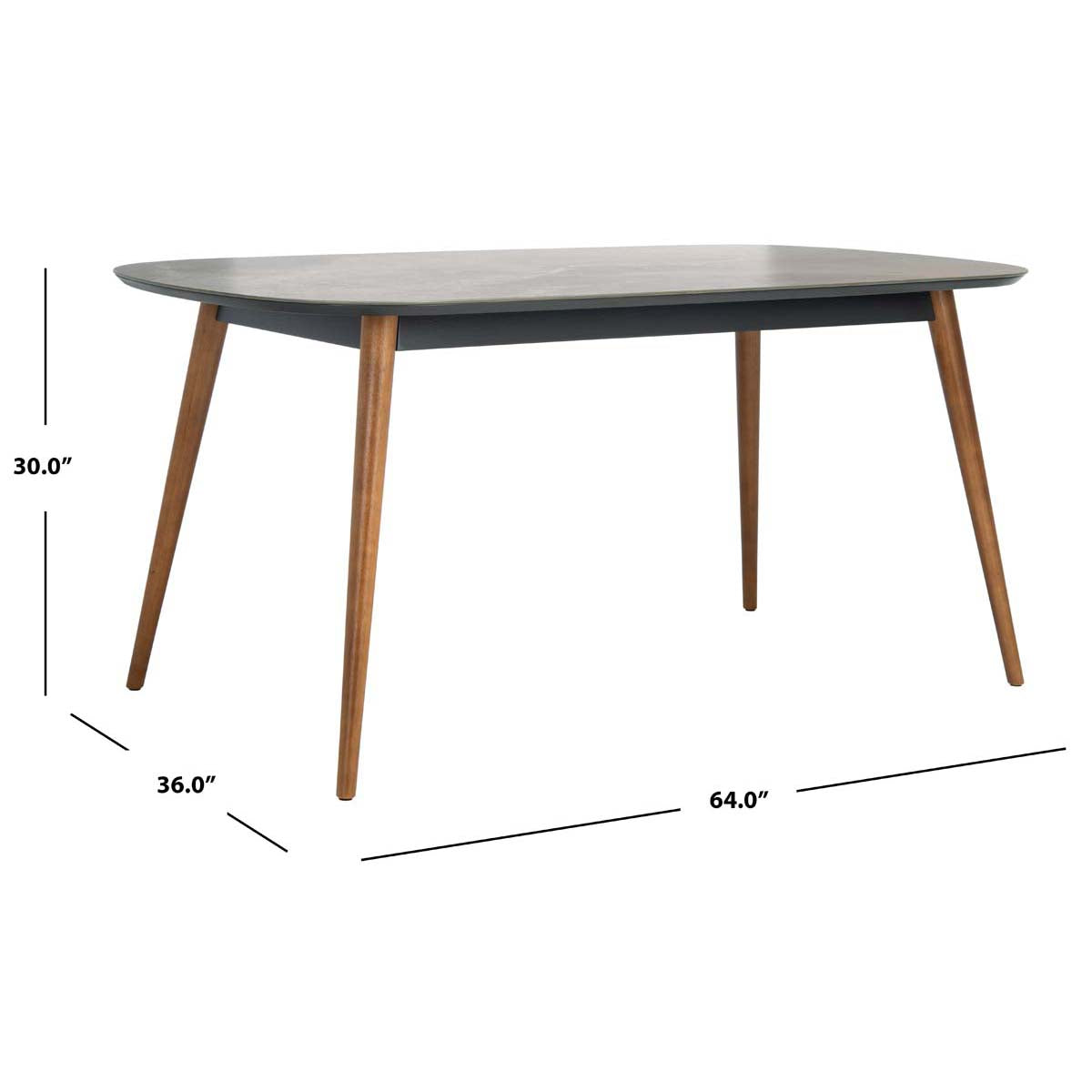 Safavieh Couture Pedro Mid Century Dining Table - Century Dining Table