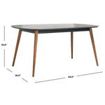 Safavieh Couture Pedro Mid Century Dining Table - Century Dining Table