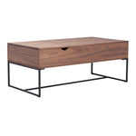 Safavieh Couture Nolen Lift Top Coffee Table - Walnut / Black