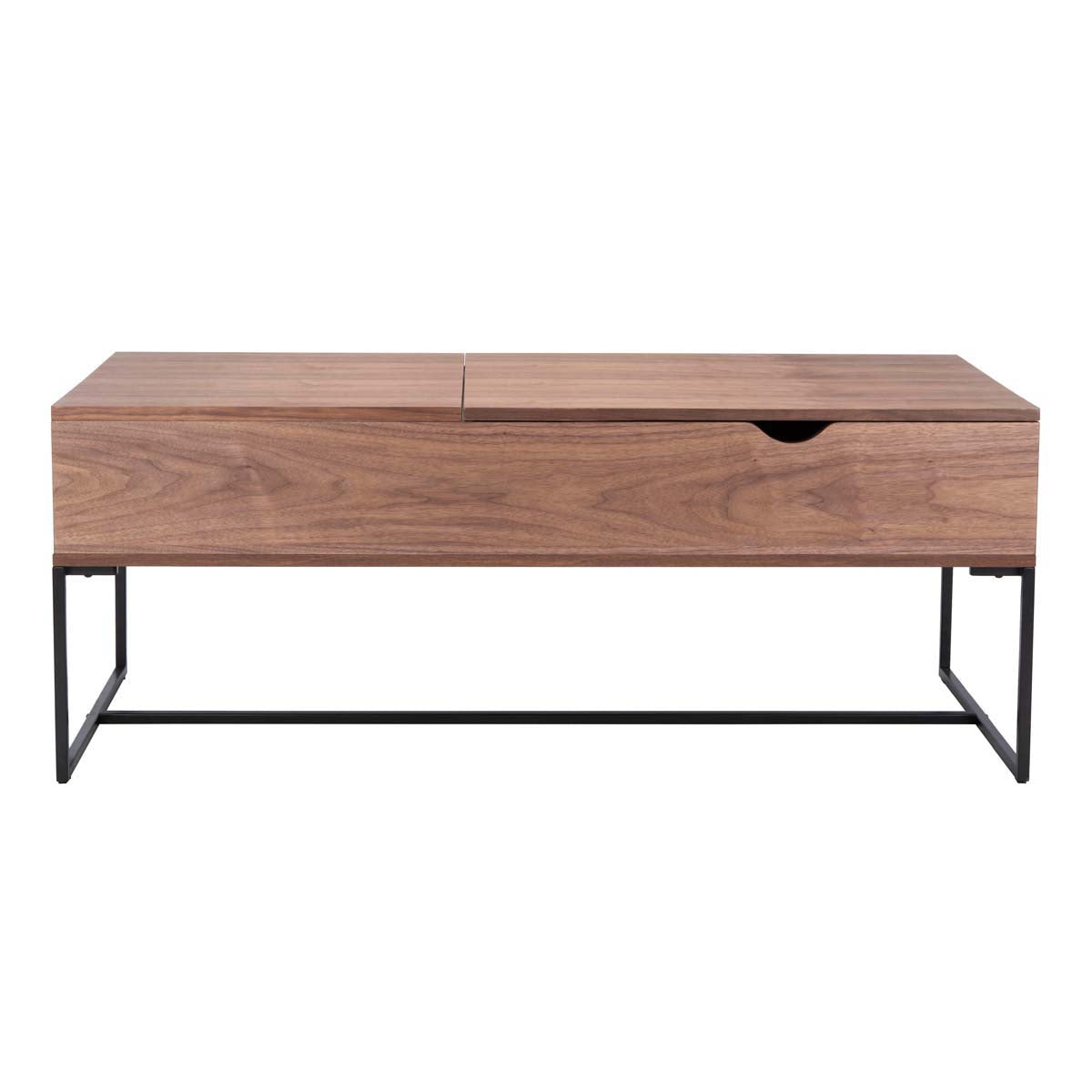 Safavieh Couture Nolen Lift Top Coffee Table - Walnut / Black