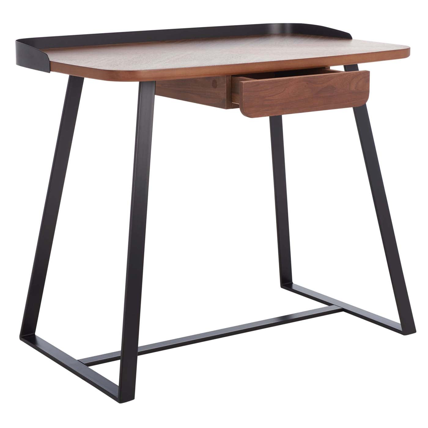 Safavieh Couture Viviette Writing Desk - Walnut / Black