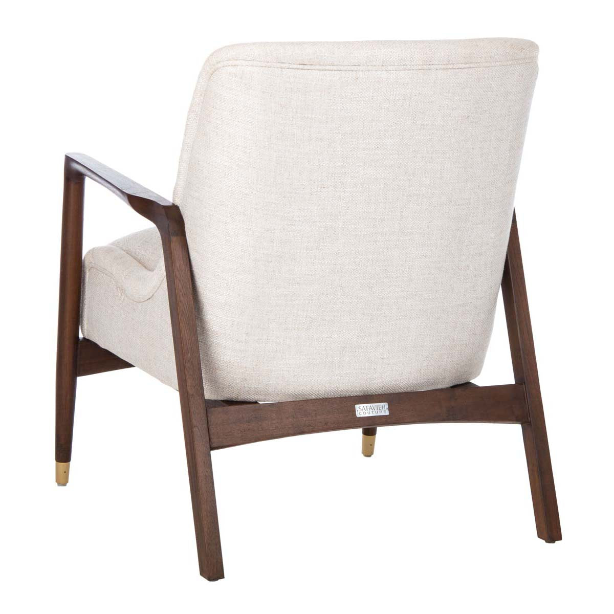 Safavieh Couture Flannery Mid Century Accent Chair - Cream