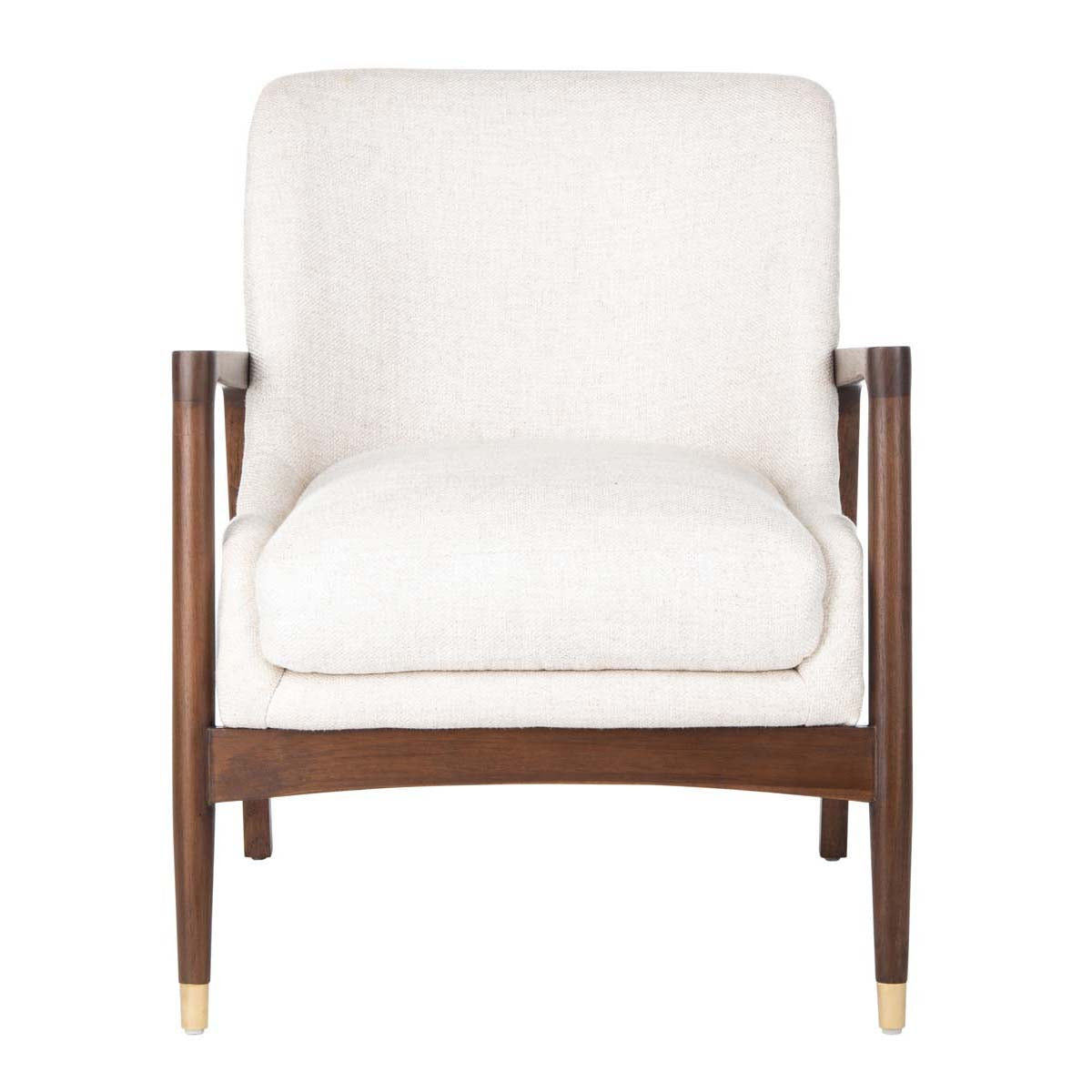 Safavieh Couture Flannery Mid Century Accent Chair - Cream