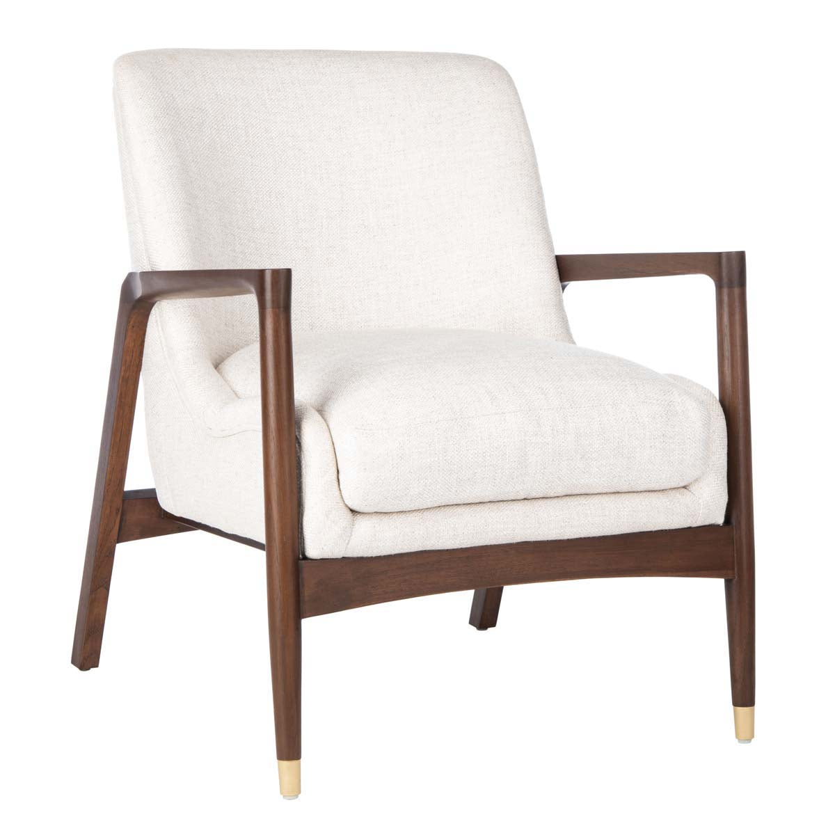 Safavieh Couture Flannery Mid Century Accent Chair - Cream