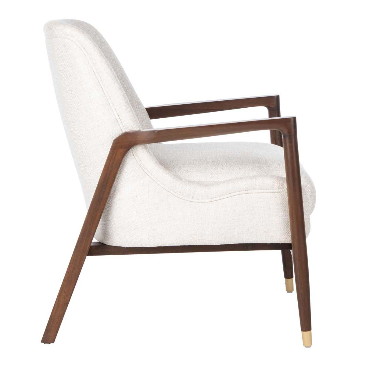 Safavieh Couture Flannery Mid Century Accent Chair - Cream