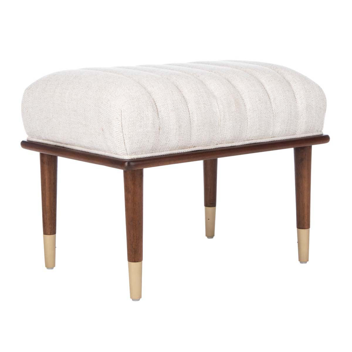 Safavieh Couture Flannery Mid Century Ottoman - Century Ottoman