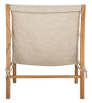 Safavieh Couture Osmond Linen Sling Chair - Sand / Natural