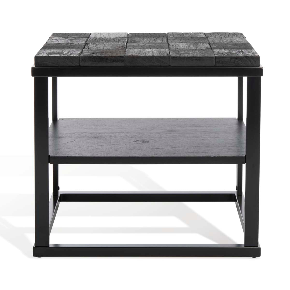 Safavieh Couture Brodie Side Table - Charred Black