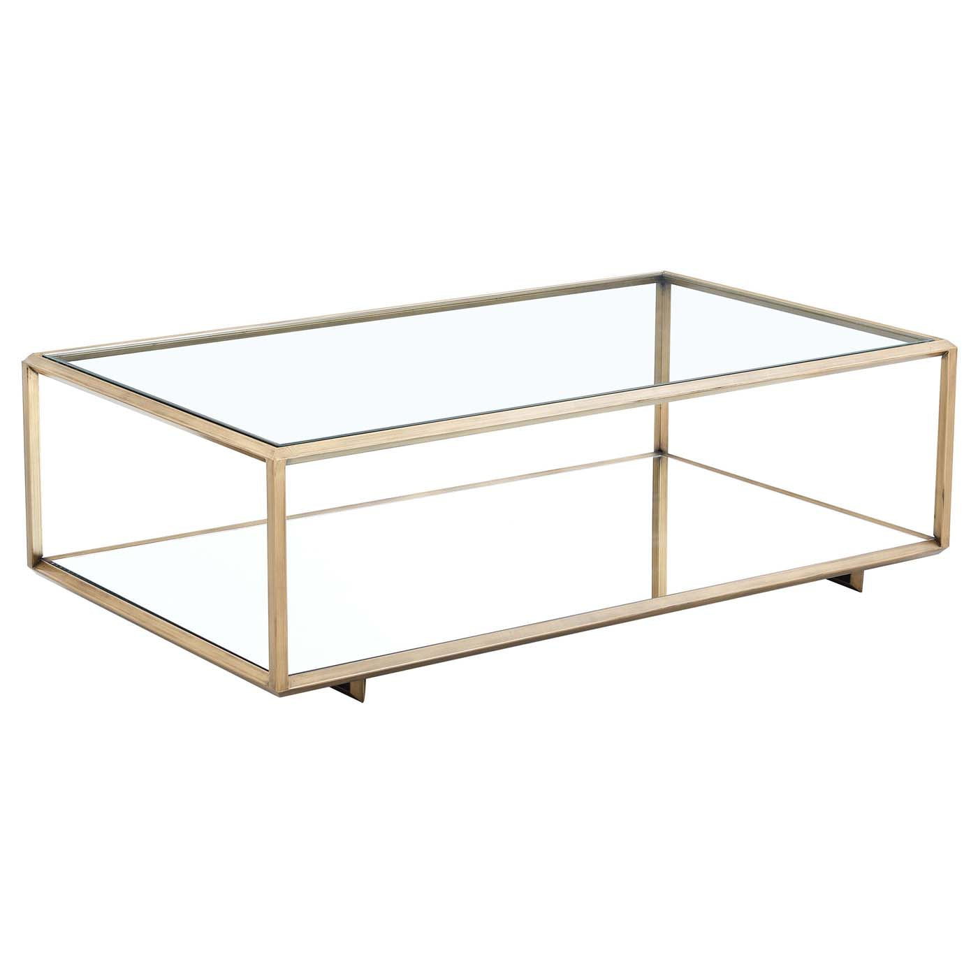 Safavieh Couture Florabella Mirrored Coffee Table - Bronze