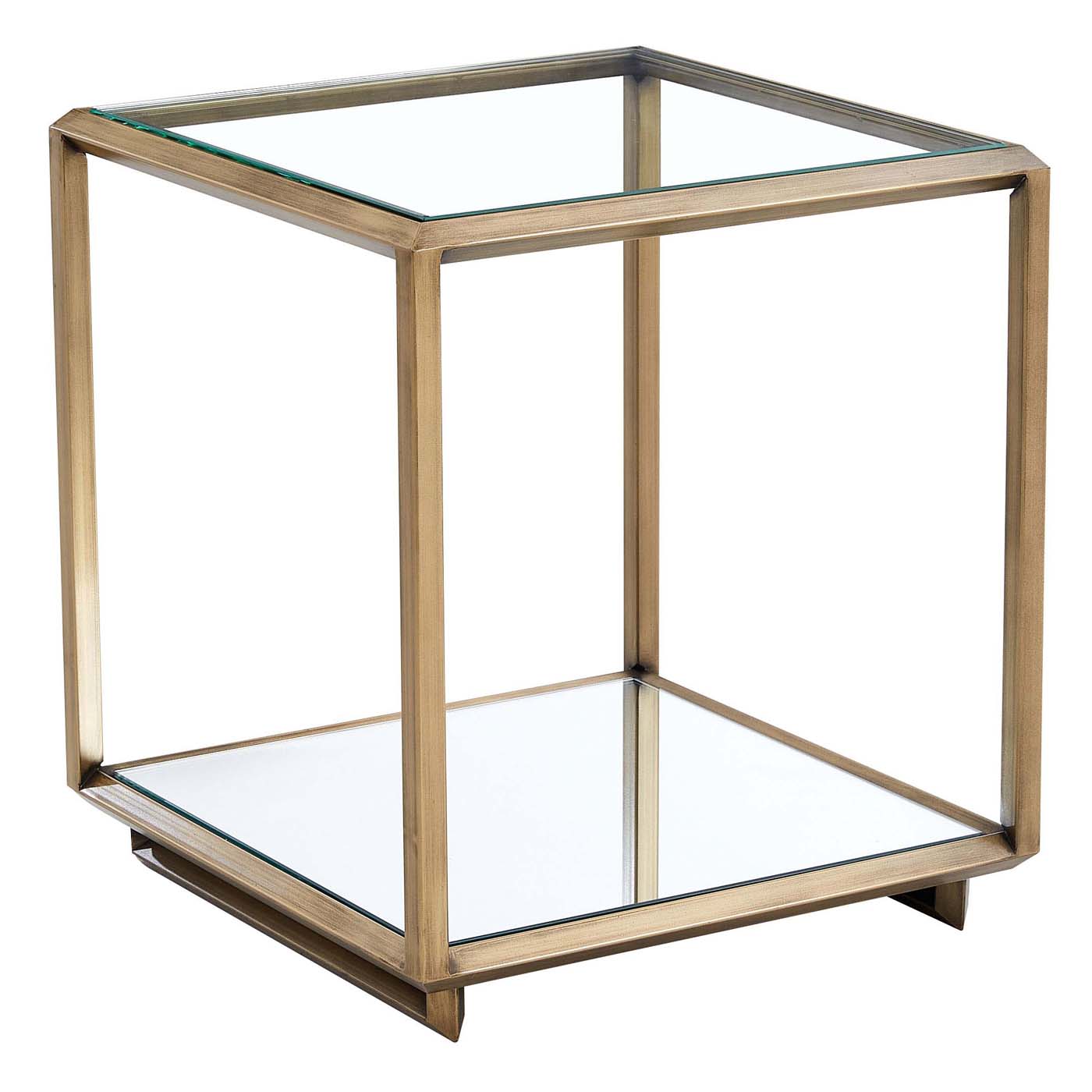 Safavieh Couture Florabella Mirrored Accent Table - Bronze