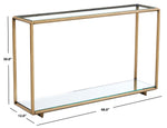 Safavieh Couture Florabella Mirrored Console Table - Bronze