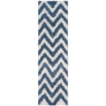 Safavieh Shag 50 Rug, SG250 - Ivory / Blue