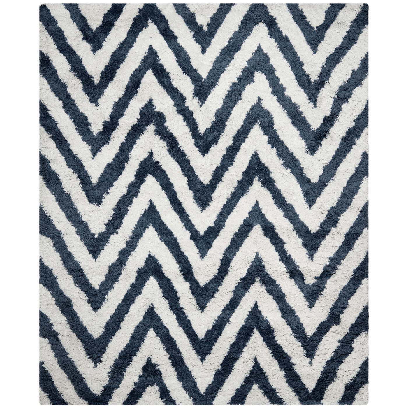 Safavieh Shag 50 Rug, SG250 - Ivory / Blue