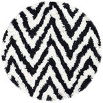 Safavieh Shag 50 Rug, SG250 - Ivory / Black