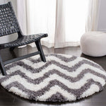 Safavieh Shag 50 Rug, SG250 - Ivory / Grey