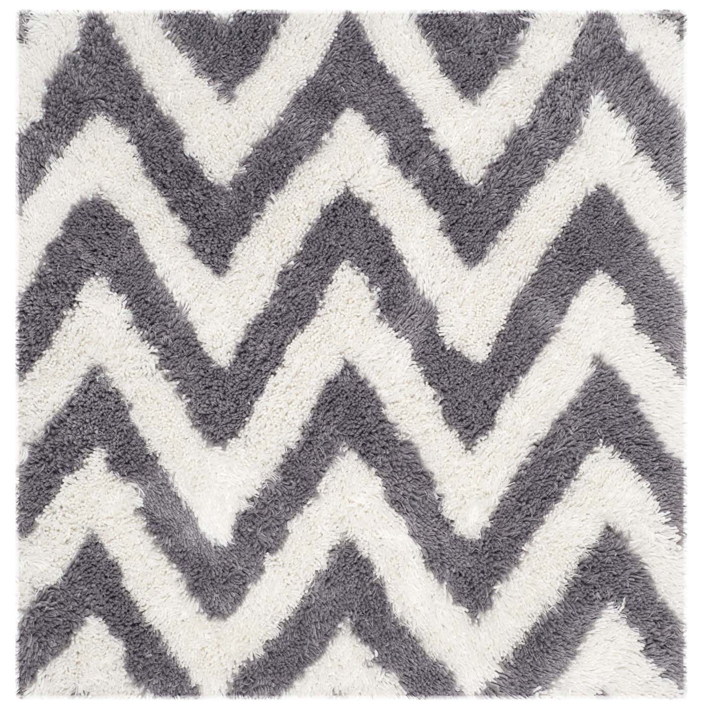 Safavieh Shag 50 Rug, SG250 - Ivory / Grey