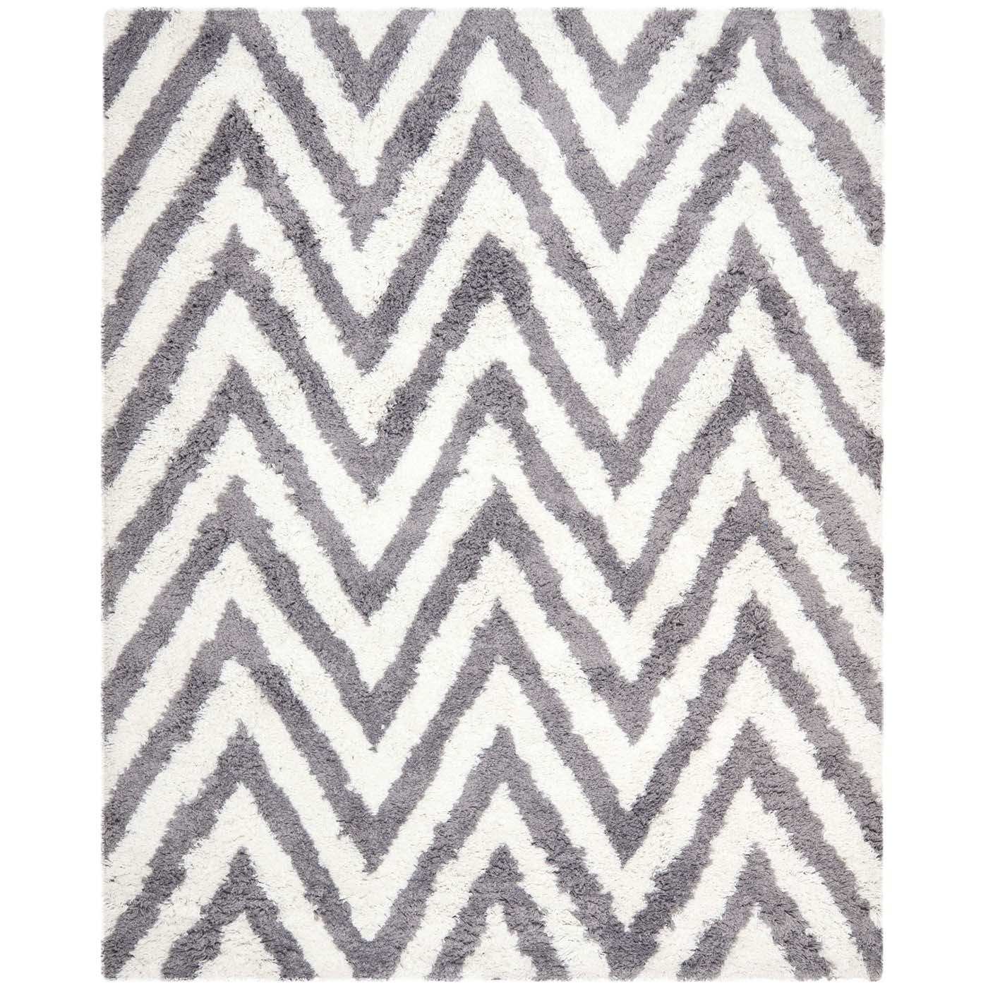 Safavieh Shag 50 Rug, SG250 - Ivory / Grey