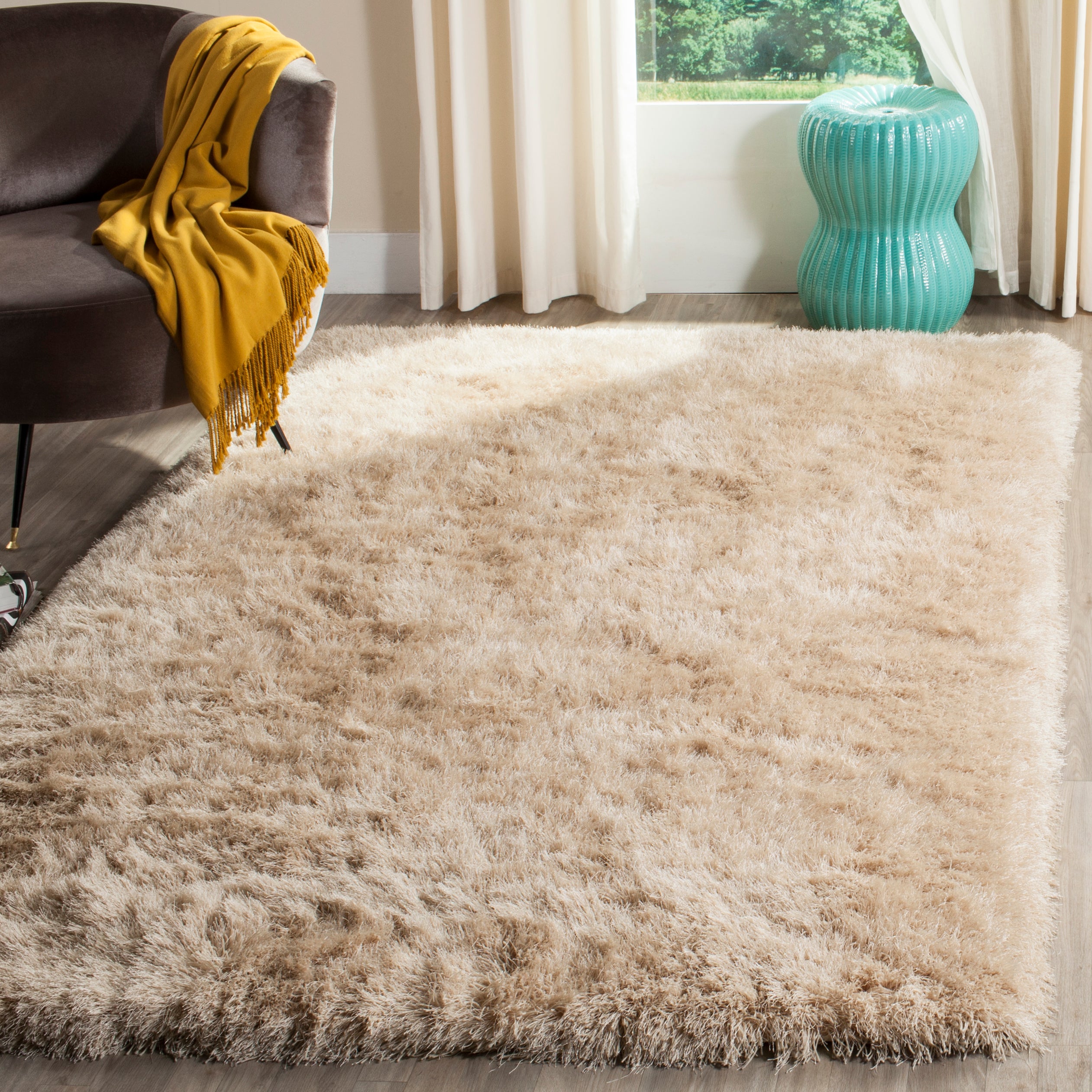 Safavieh Shag 56 Rug, SG256 - Champagne