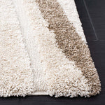 Safavieh Shag 451 Rug, SG451 - Cream / Dark Brown