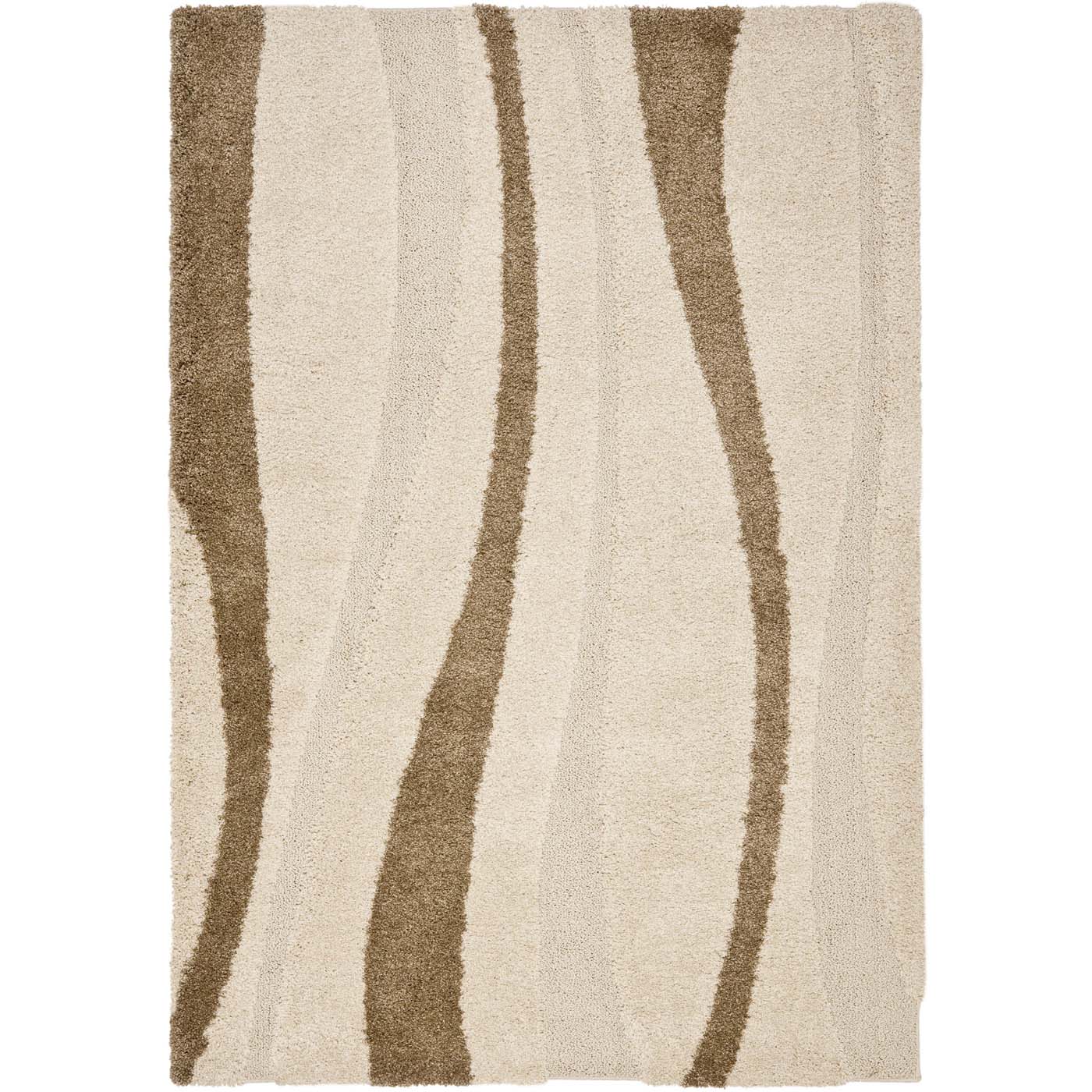 Safavieh Shag 451 Rug, SG451 - Cream / Dark Brown