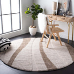 Safavieh Shag 451 Rug, SG451 - Cream / Dark Brown