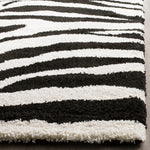 Safavieh Shag 452 Rug, SG452 - Ivory / Black