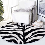 Safavieh Shag 452 Rug, SG452 - Ivory / Black