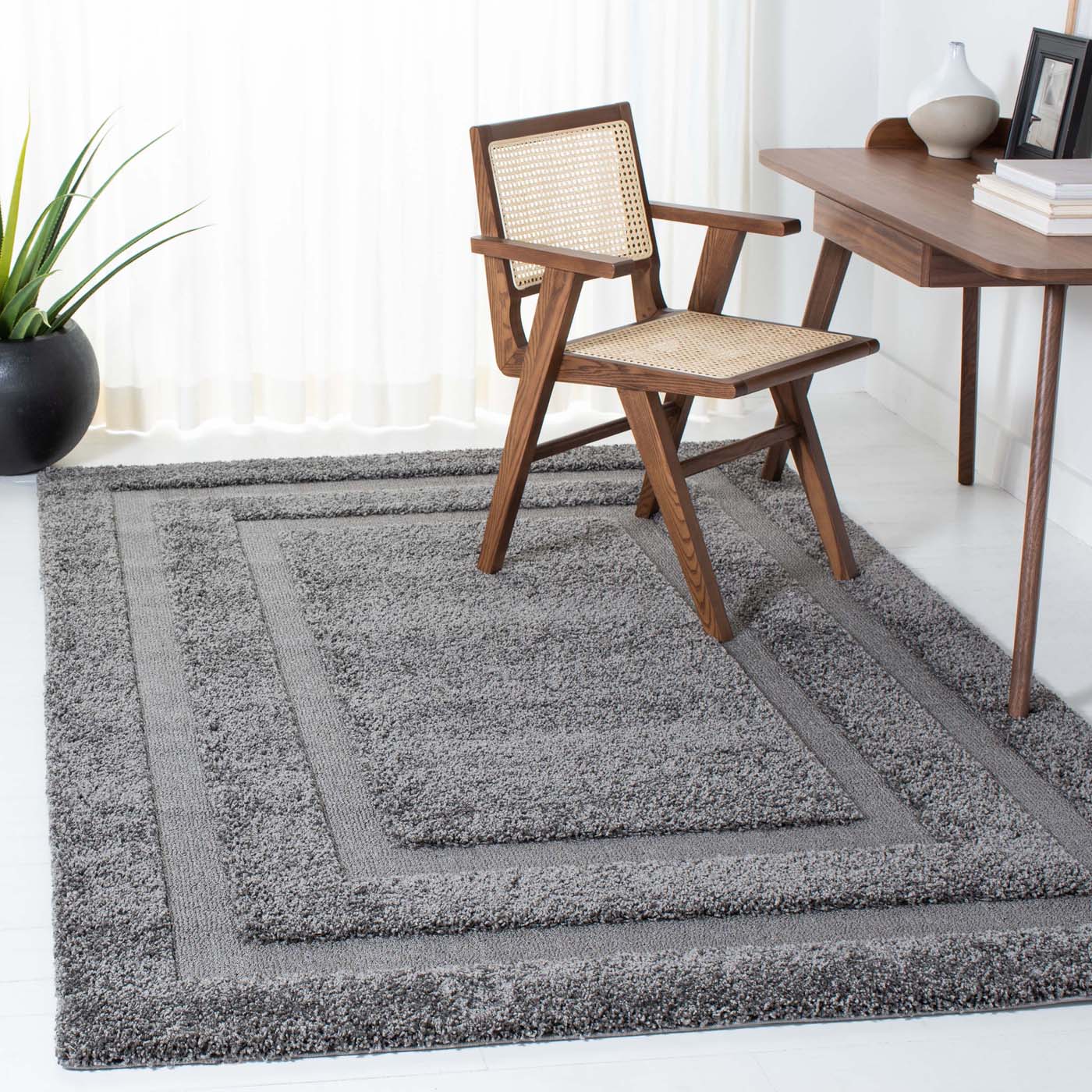 Safavieh Shag 454 Rug, SG454 - Grey / Grey