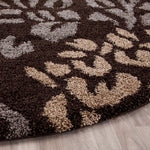 Safavieh Shag 56- Rug, SG456- - Dark Brown / Grey