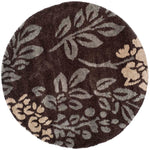 Safavieh Shag 56- Rug, SG456- - Dark Brown / Grey