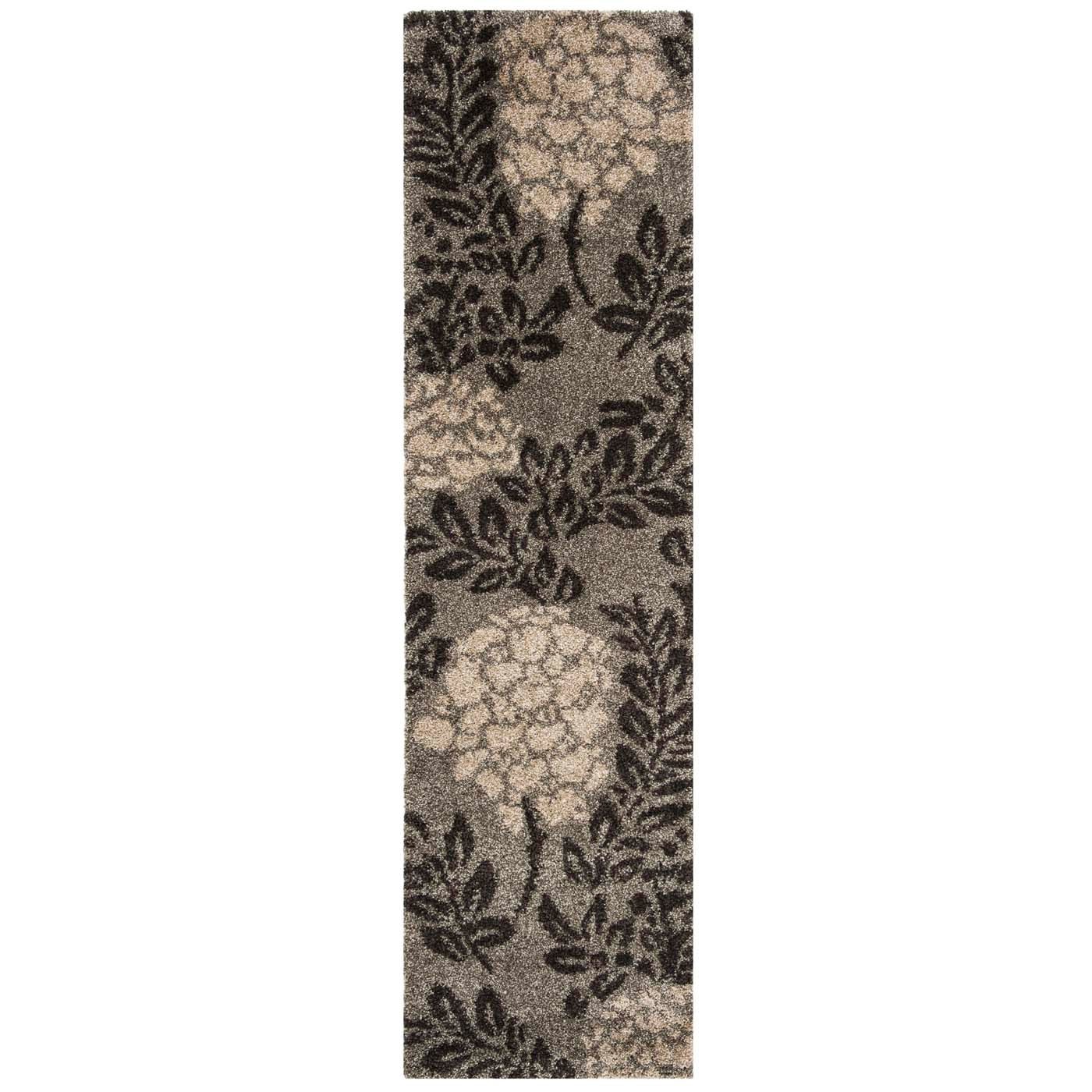 Safavieh Shag 56- Rug, SG456- - Smoke / Dark Brown