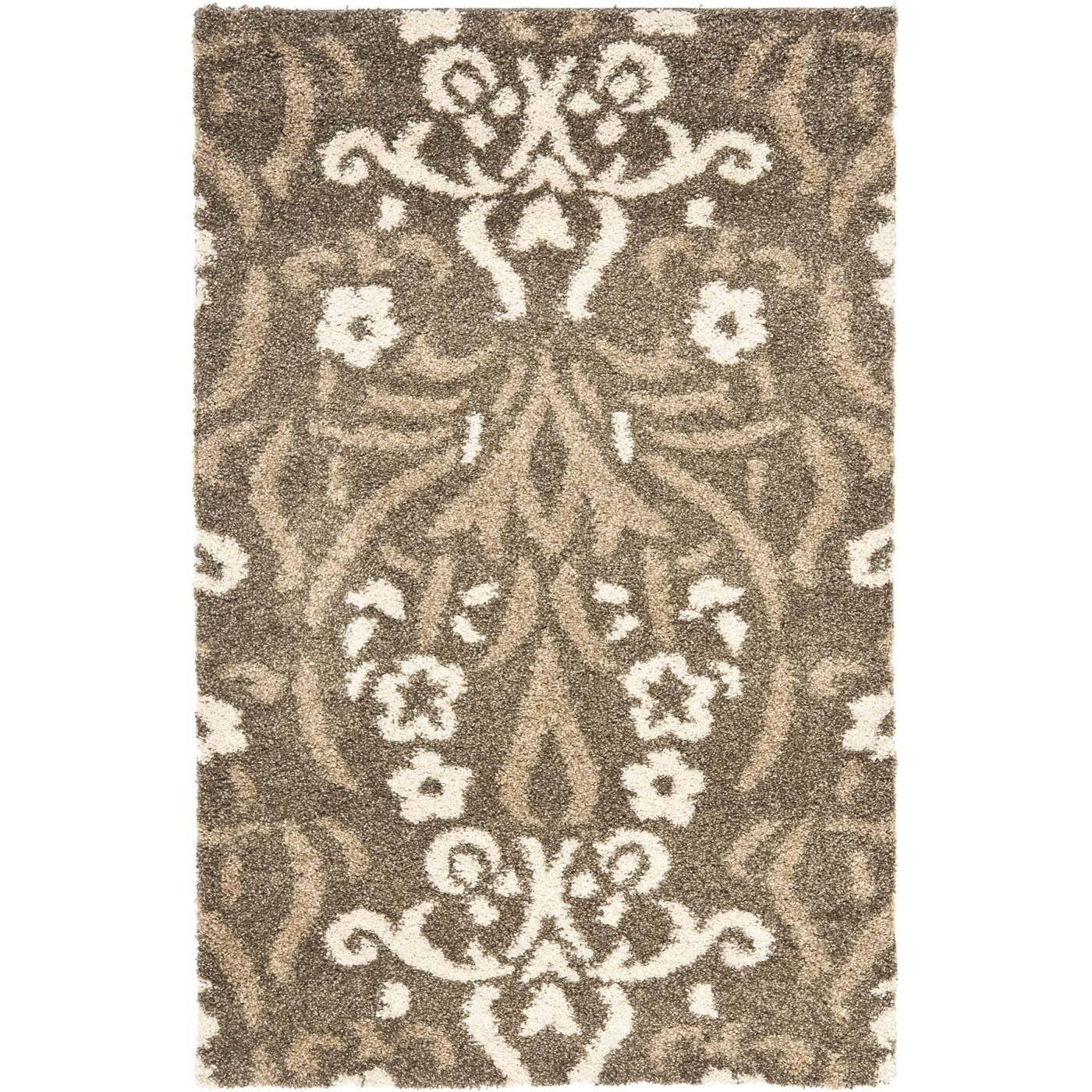 Safavieh Shag 57- Rug, SG457- - Smoke / Beige